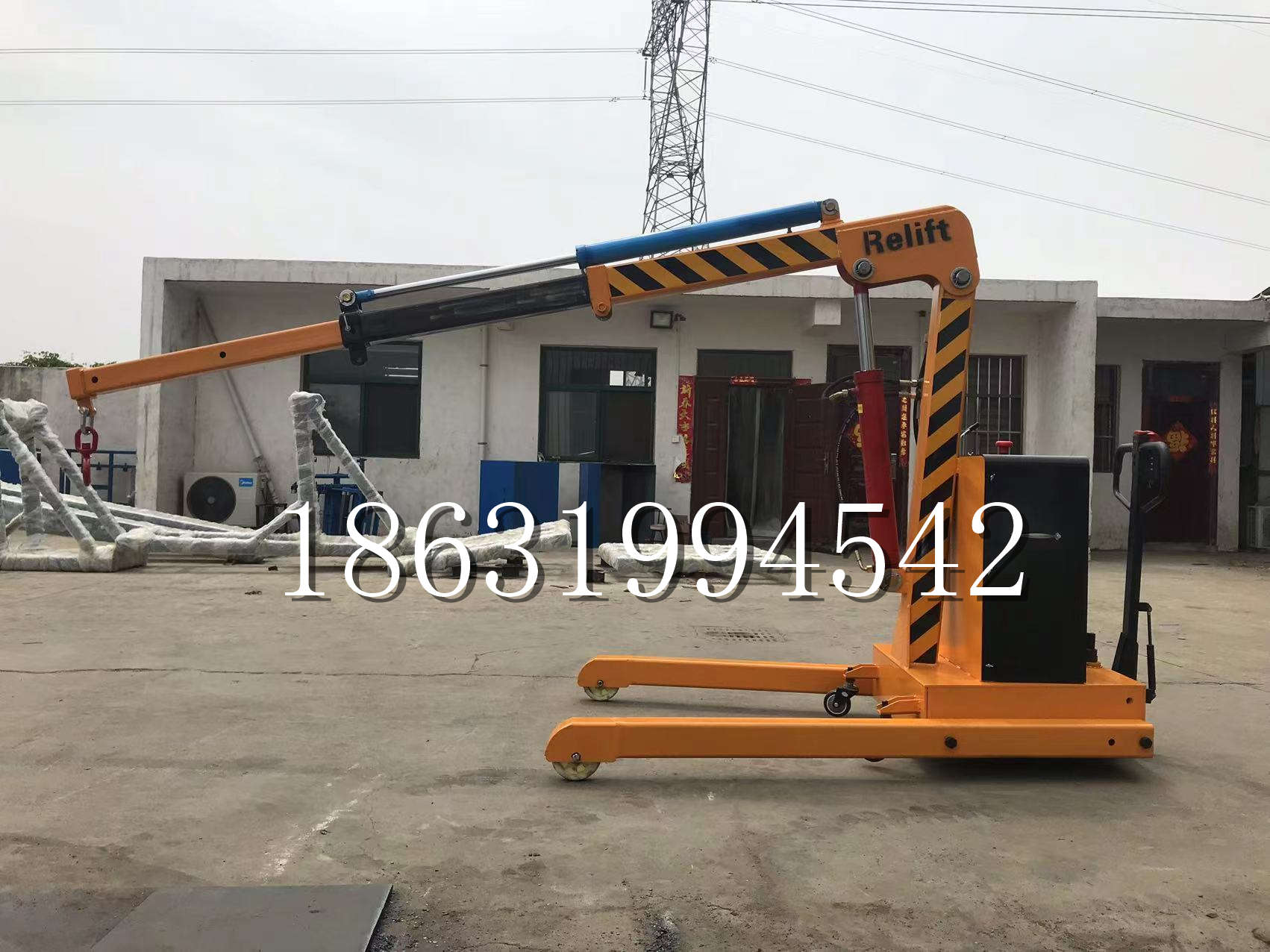 云州区久征定做3吨三轮随车吊 农用园林绿化移树吊 平板工程用小吊机